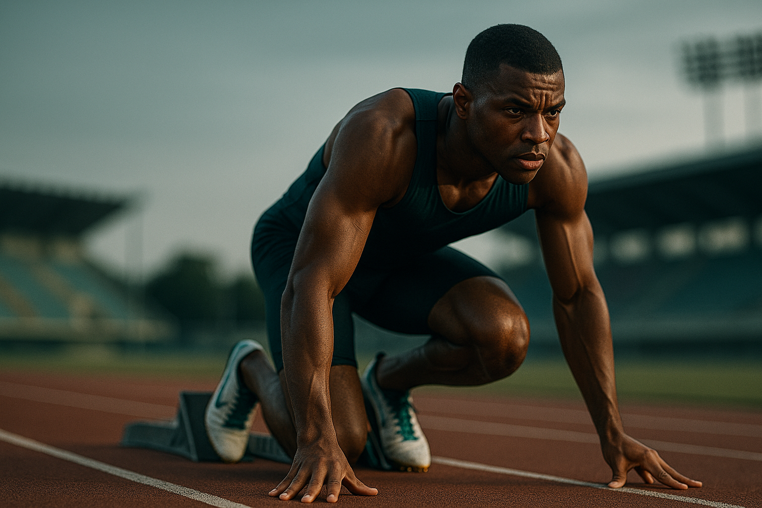 Athlete training focus and breathing